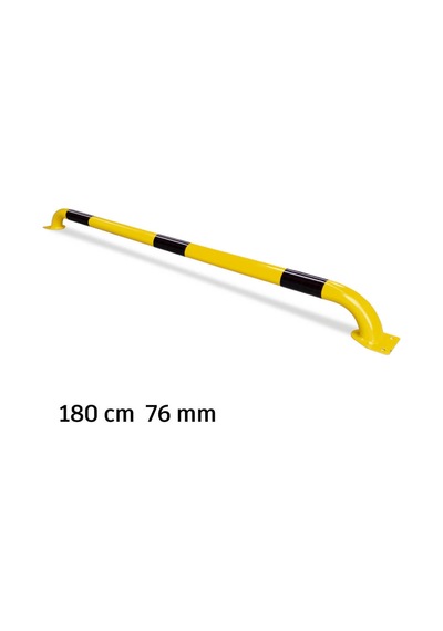 Otopark Araç Stoperi Boru Tip Araç Stop Demiri Otopark Bariyeri 180 Cm Ø76mm 2.5mm