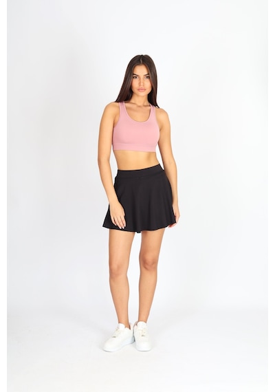 Soft&Basic Rose Hafif Destekli Kaplı Sporcu Bralet Pembe