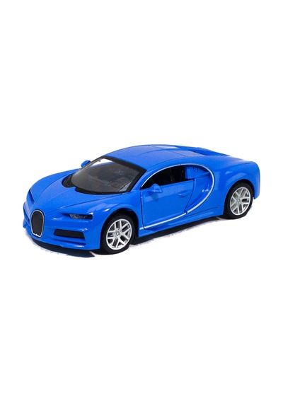 Oyuncak Metal Bugatti Mavi Çek Bırak 12 Cm