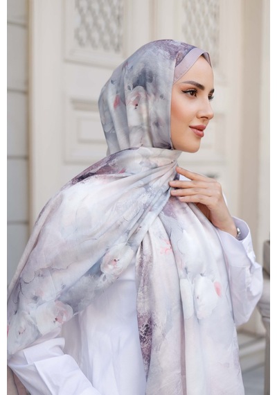 Mimiyum Simple Roses Soft Şal Pudra