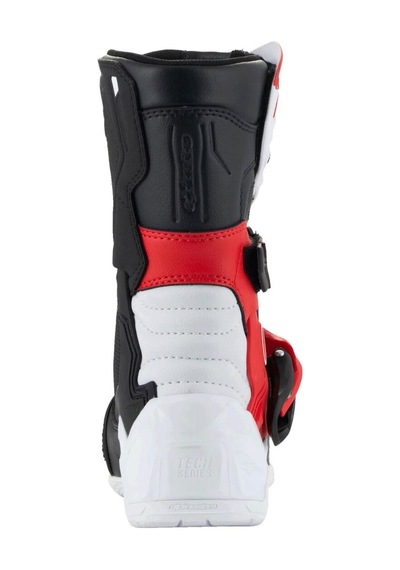 Alpinestars Tech 3s Kros Çocuk Motosiklet Botu Siyah Kırmızı Beyaz