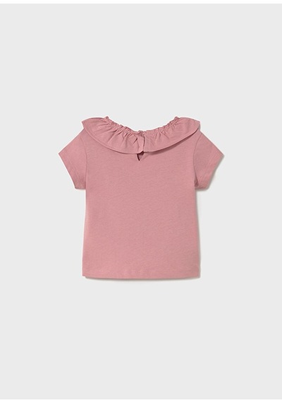 Mayoral Fırfırlı Yaka Kız Çocuk Tişört 1045 Pembe Mayoral Fırfırlı Yaka Kız Çocuk Tişört 1045 Pembe