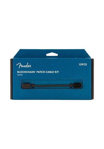 Fender 0990825602 Blockchain Large Siyah Gitar Patch Kablosu Uzun Mesafe Pedal Bağlantıları İçin Yüksek Sinyal İletimi Sağlayan Kablo
