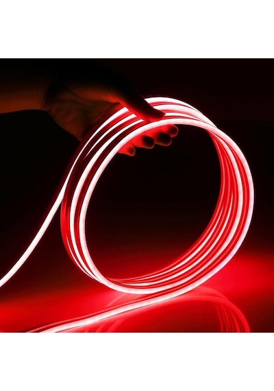 Neon Led 12 Volt Kırmızı Işık Dış Mekan 20 Metre