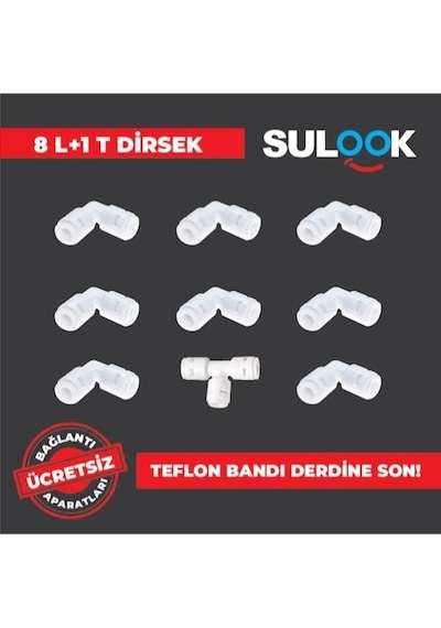 Mitsu Kapalı Kasa Su Arıtma Cihazına Uygun King Membranlı 5'li Filtre Takım Seti
