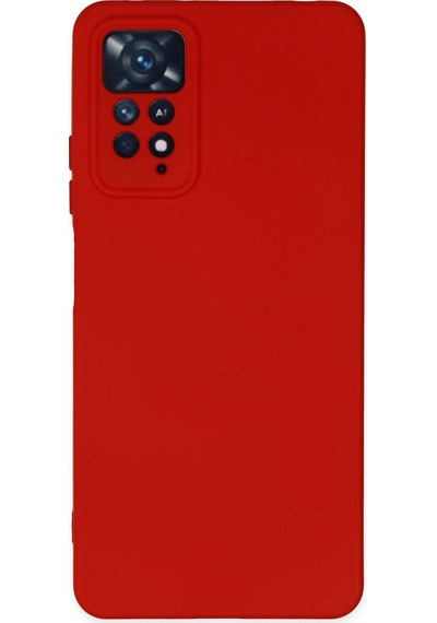 Uryport Xiaomi Redmi Note 11 Pro Kılıf Nano İçi Kadife Silikon - Kırmızı