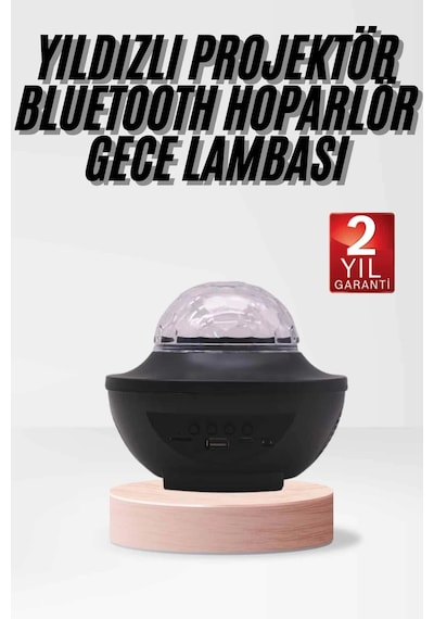 Buğz Çok Renkli Projektör Lamba Disko Topu Gece Lambası Kablosuz .