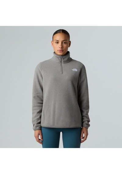 The North Face Kadın Glacier 1/4 Fermuarlı Polar Nf0a8d2jcqı1 Gri