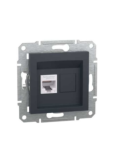 Schneider Asfora Tekli Rj45 Cat6 Utp Antrasit - EPH4700171
