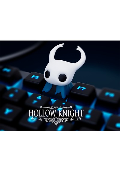 2 Adet Hollow Knight Efsanevi Küçük Şövalye Figürlü Özel Tasarım Mekanik Klavye Tuşu Keycap Aksesuar