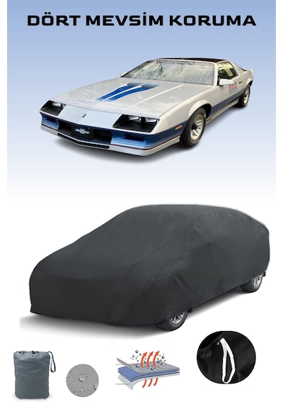 Siyah Chevrolet Camaro 3 Araba Brandası, Oto Örtüsü, Araba Çadırı Siyah