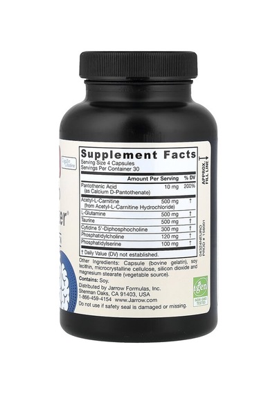 Jarrow Formulas, Neuro Optimizer , 120 Capsules Aromasız