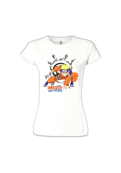 Naruto Beyaz Kadın Tshirt 001