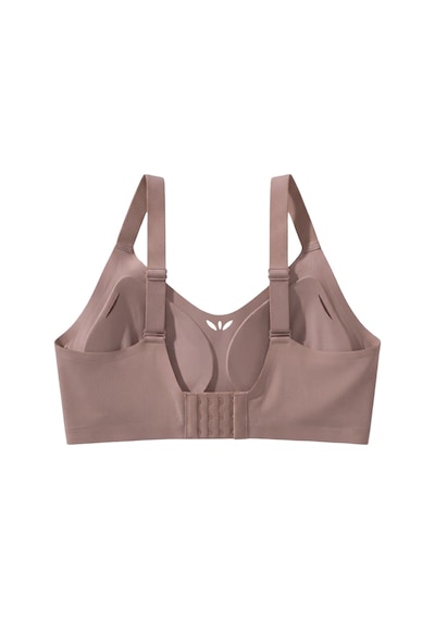Cottonhill Seamless Bra - Ease Kahverengi Lazer Kesim Balensiz Dekolteli Dikişsiz Kadın Sütyen