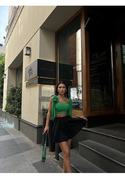 Havens Büstiyer & Şort Etekli Takım St06765 Karışık