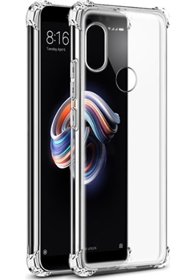 Goocamp Mi A2 Lite Kılıf Nitro Anti Shock Silikon - Renksiz Renksiz