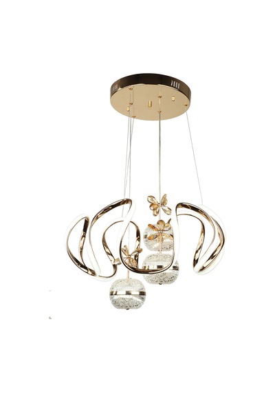 Begüsa Fendi 50.lik Ledli Avize Gold Kaplama