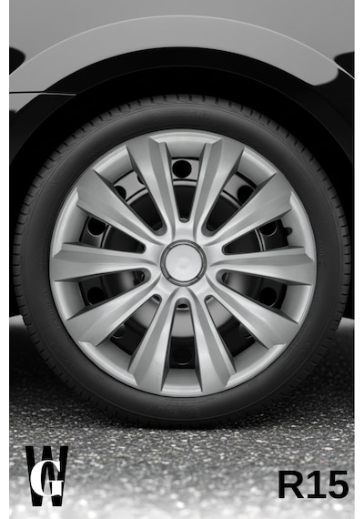 Toyota Prius 15 İnç Jant Kapağı 4 Adet Gri G118