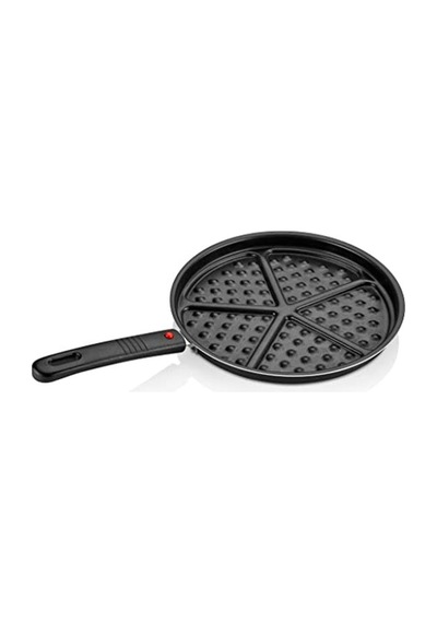 26 Cm %100 Alüminyum Waffle Tava, Dayanıklı Tasarım 14 Cm