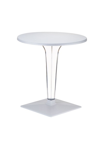 Asmasa44 Siesta Ice 80 CM Yuvarlak Masa Beyaz