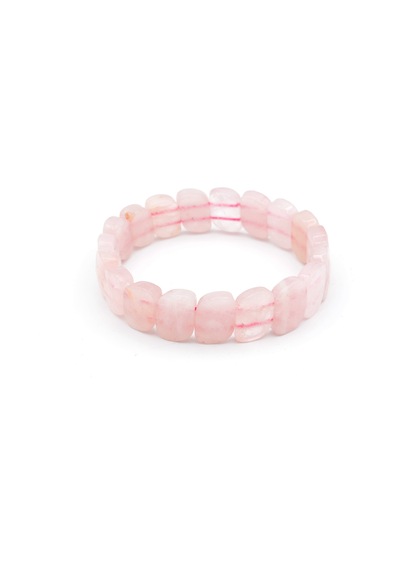 Murty99Doğaltaş Hakiki Doğal Pembe Kuvars Bileklik 001 N11.46288 Pembe