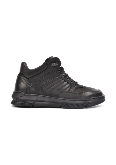 Pierre Cardin 77554 Nubuk Hakiki Deri Erkek Bot Siyah