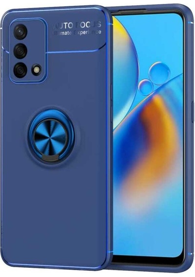 Oppo Reno A74 4G Kılıf Yüzüklü Magnetli Ravel Case