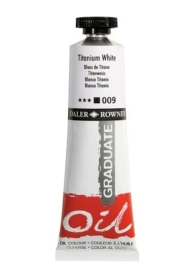 Graduate 38 ML Yağlı Boya 009 Titanium White