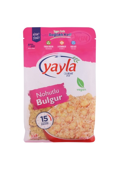 Yayla Gurme Fit Nohutlu Bulgur 360 G - 8 Adet Tarı