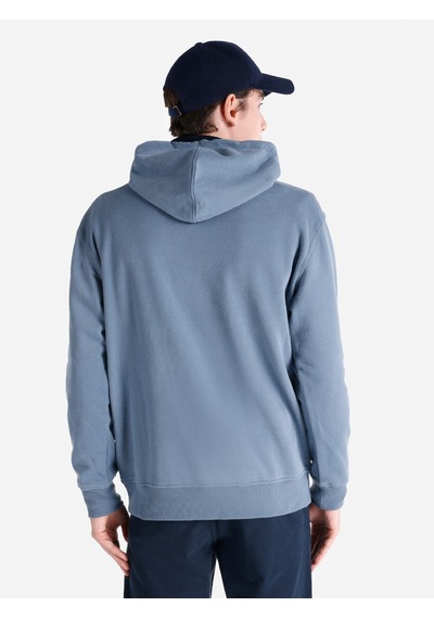Colin's Colins Regular Fit Kapüşonlu Baskılı Mavi Erkek Sweatshirt İndigo