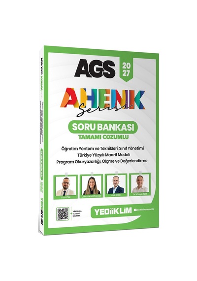 Yediiklim 2027 Ags Ahenk Serisi Öyt Sınıf Yönetimi Tymm Program Okuryazarlığı Ölçme Ve Değer. Ders Notu Ve Soru Bankası Seti