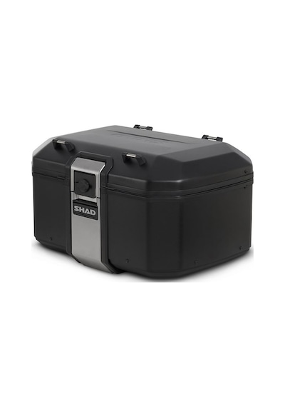 Tr55 Black Motosiklet Arka Çanta 55 Litre Kapasiteli Top Case Motor Çanta Alüminyum Siyah