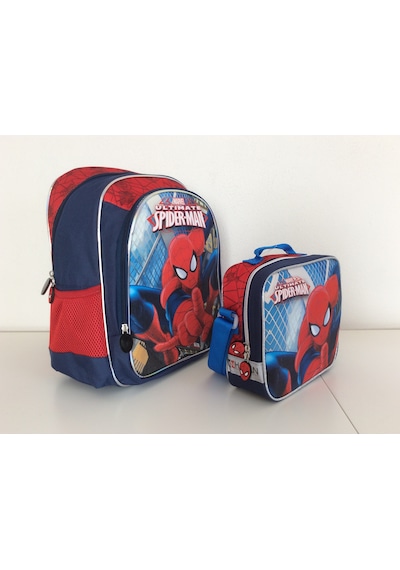 Spiderman Okul Çantası Beslenme Çantası 2’li Sets