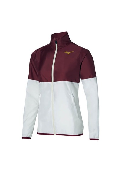 Mizuno Mızuno Printed Jacket Kadın Yağmurluk Beyaz