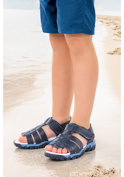 Kiko Kids Erkek Çocuk Sandalet Arz 2358 Lacivert
