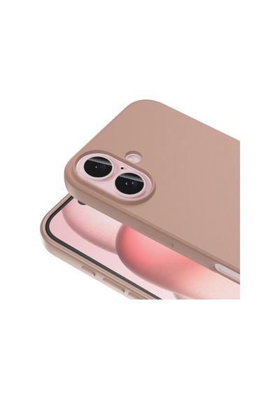 Zore İphone 16 Plus Kılıf Ogaa Lsr Lansman Kapak - Rose Brown