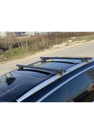 Kia Ceed Estate 2007-2011 Model Ve Arası İle Uyumlu - Özel Anahtarlı Ara Atkı Portbagaj Taşıyıcı - Siyah