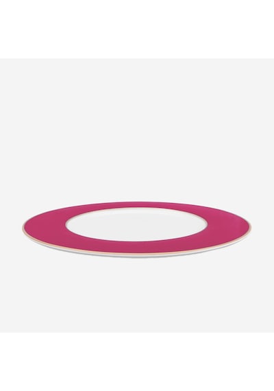 Pembe Porselen Yemek Tabağı 28 Cm