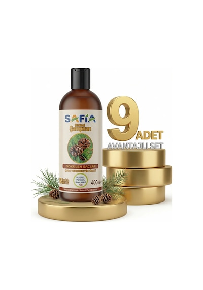 Safia Saç Dökülmesine Karşı Şampuan 9x400 Ml