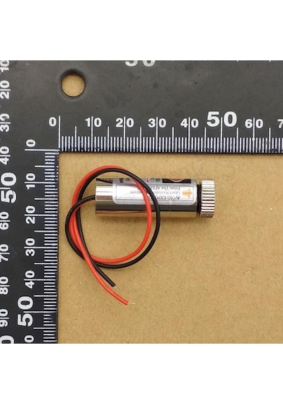 Çizgi Lazer Modül Kırmızı 650nm 3-5v 5mw 650nm Pointer Lens Ile Odak Ayarlı 12mm Çap