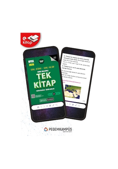 2026 Kpss Genel Yetenek Genel Kültür Konu Anlatımlı Tek E-kitap