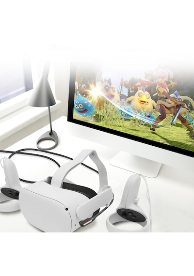 Daytona Vr-c Oculus Quest İle Uyumlu Vr5 Link Kablosu 5 M, 5gbps Usb 3.2 Gen 1 Hızlı Veri Aktarımı, Hızlı Şarj Usb-c, Quest 2 Uyumlu Type C To Type C Kablo