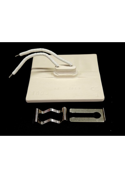 Sern 122x122mm 1000w 230v Beyaz Sfe Model Düz İnfrared Seramik Isıtıcı Rezistans 1 Adet