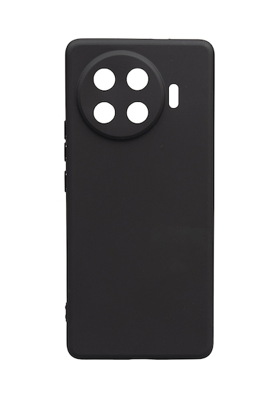Kilifone - Tecno Spark 20 Pro Plus Uyumlu Kılıf Mat Esnek Biye Silikon Kapak - Siyah - T38613