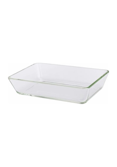 Ikea Mıxtur Fırın Servis Kabı Cam 27X18 CM Şeffaf