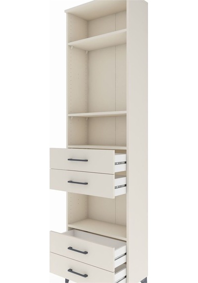 Arges Dolap 4 Raflı 4 Çekmeceli 60x30x221 Aytaşı-aytaşı Aytaşı