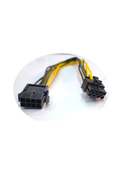 8 Pin Eps-12v Erkek - 8 Pin Dişi Pcı E Cpu Güç Uzatma Kablosu 30 Cm