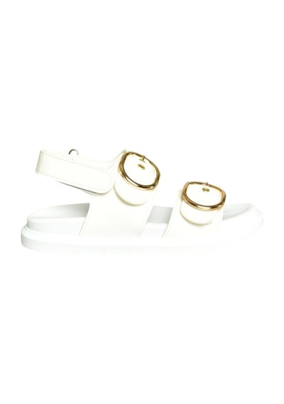 Fox Shoes U725092109 Beyaz Kadın Sandalet Beyaz