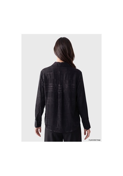LC Waikiki Alıta Cıty Farkıyla Lcw Everyday Siyah Desenli Kadın Gömlek Siyah - 931519433 Siyah LC Waikiki Alıta Cıty Farkıyla Lcw Everyday Siyah Desenli Kadın Gömlek Siyah - 931519433 Siyah