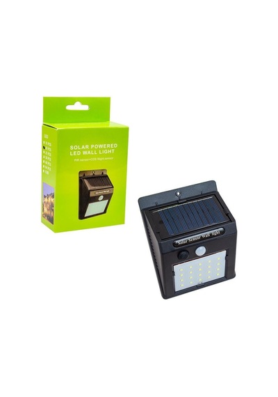 Powermaster Pm-4528 Solar Sensörlü Duvar Tipi 20Ledli Led Aplik